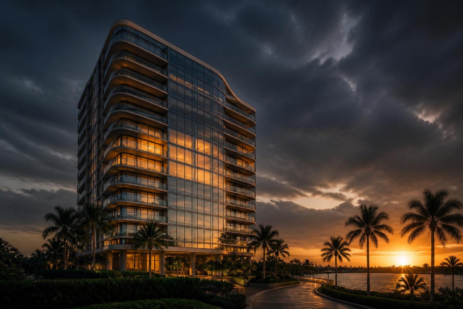 Residential towers in Aventura, Miami-Dade